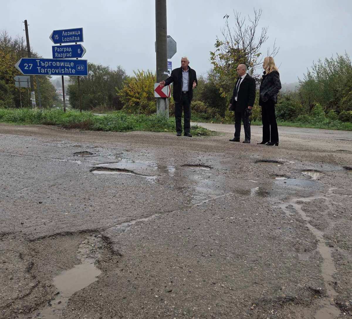 Щом валежите спрат, започва ремонтът на пътя Разград – ...